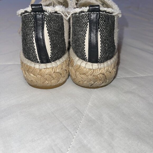 Loeffler Randall Alfie Espadrille Sneaker Womens Off White Black Size 8.5 US - Picture 11 of 12